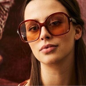 Tom Ford Hanley 57 mm Women’s Oversized Square Sunglasses TF1034 NEW